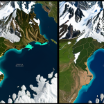 Here are two image prompts for Stable Diffusion XL, focusing on professional geographical data visualization: